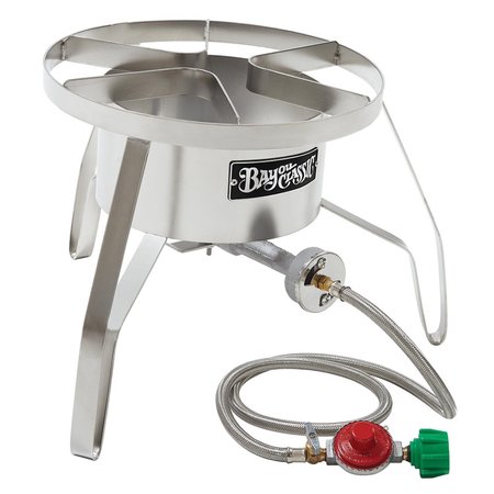 BAYOU CLASSIC 59000 BTU Stainless Steel Outdoor Cooker 0 qt SS10